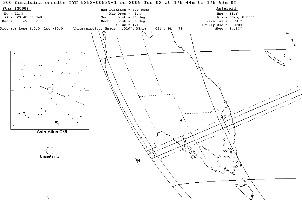 Geraldina Update Map