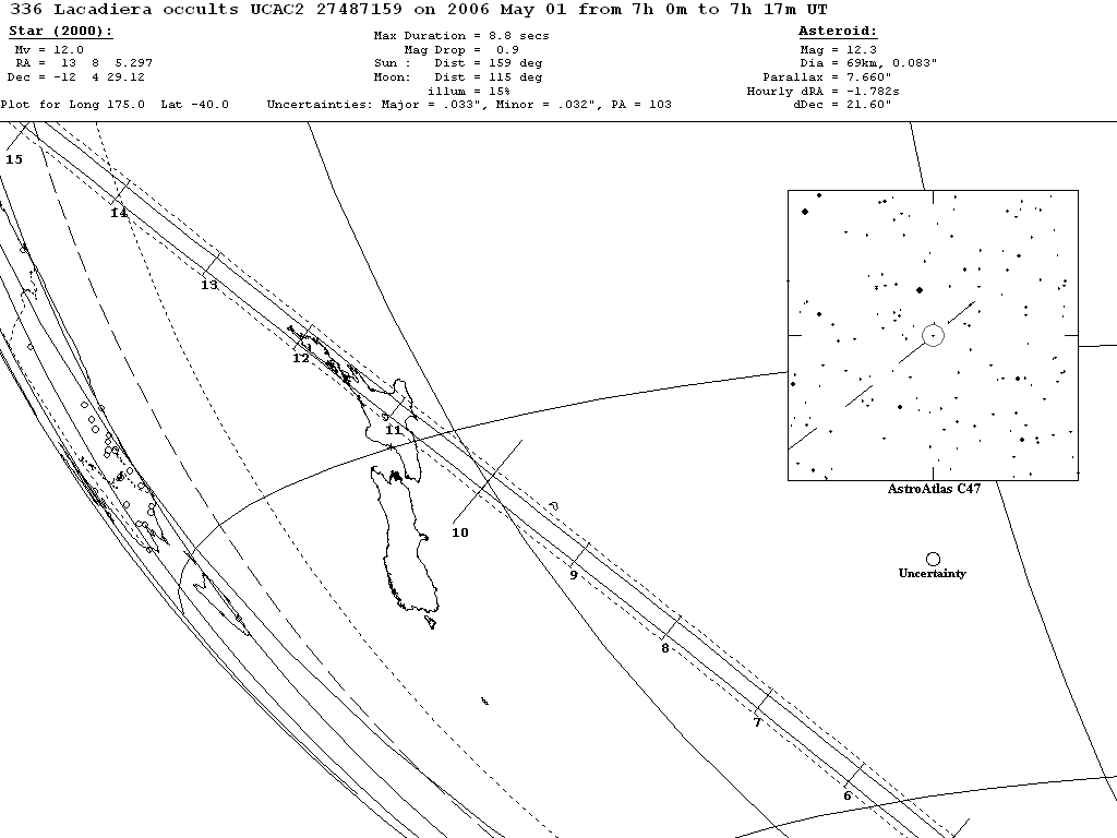 Lacadiera Update Map