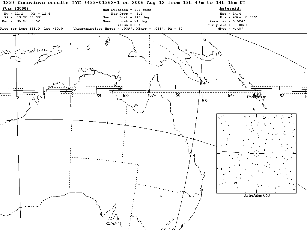 Genevieve Update Map