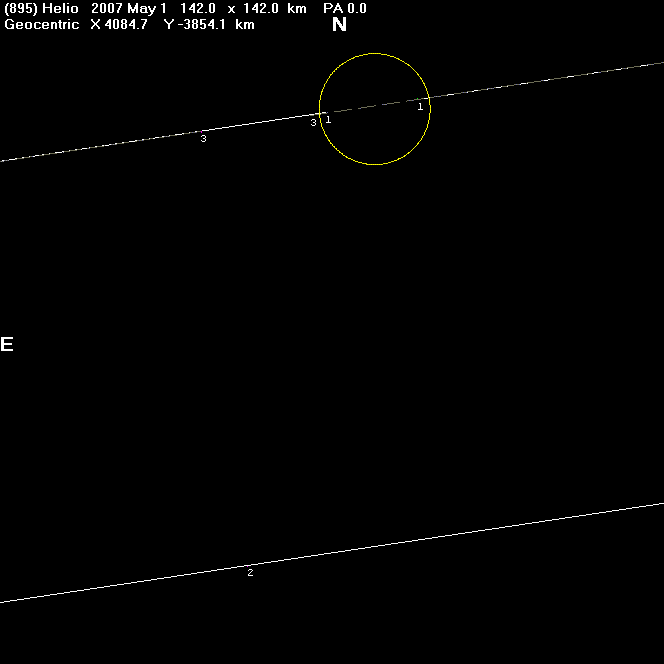 Helio occultation - 2007 May 01