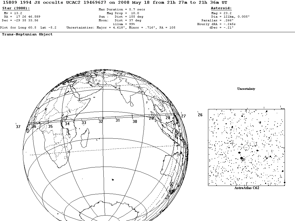1994 JS Update Map