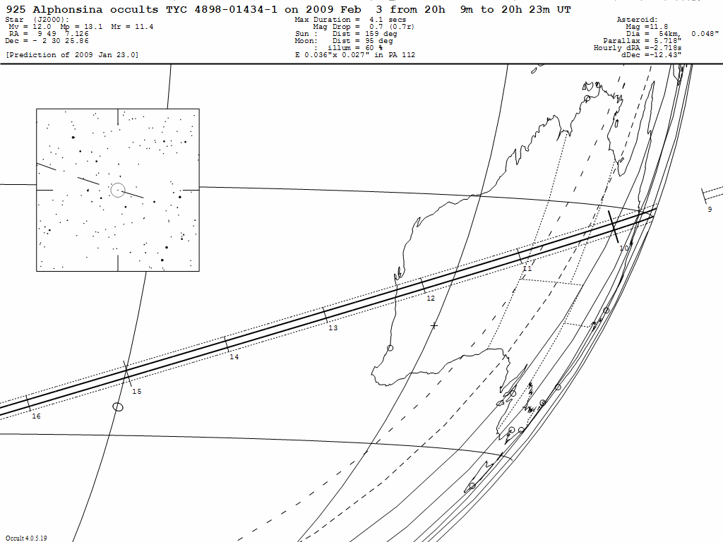 Alphonsina Update Map