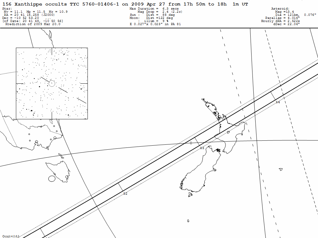 Xanthippe Update Map