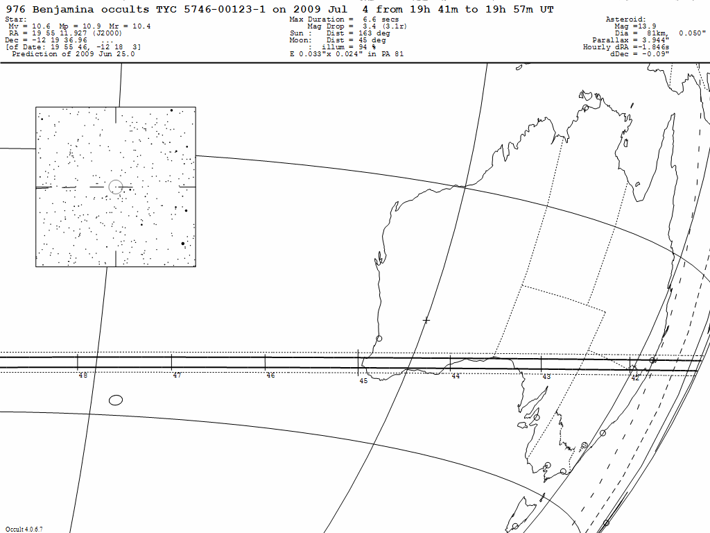 Benjamina Update Map