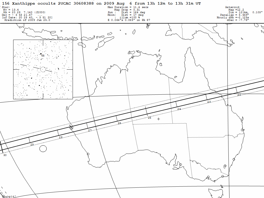 Xanthippe Update Map