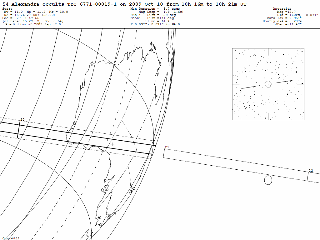 Alexandra Update Map