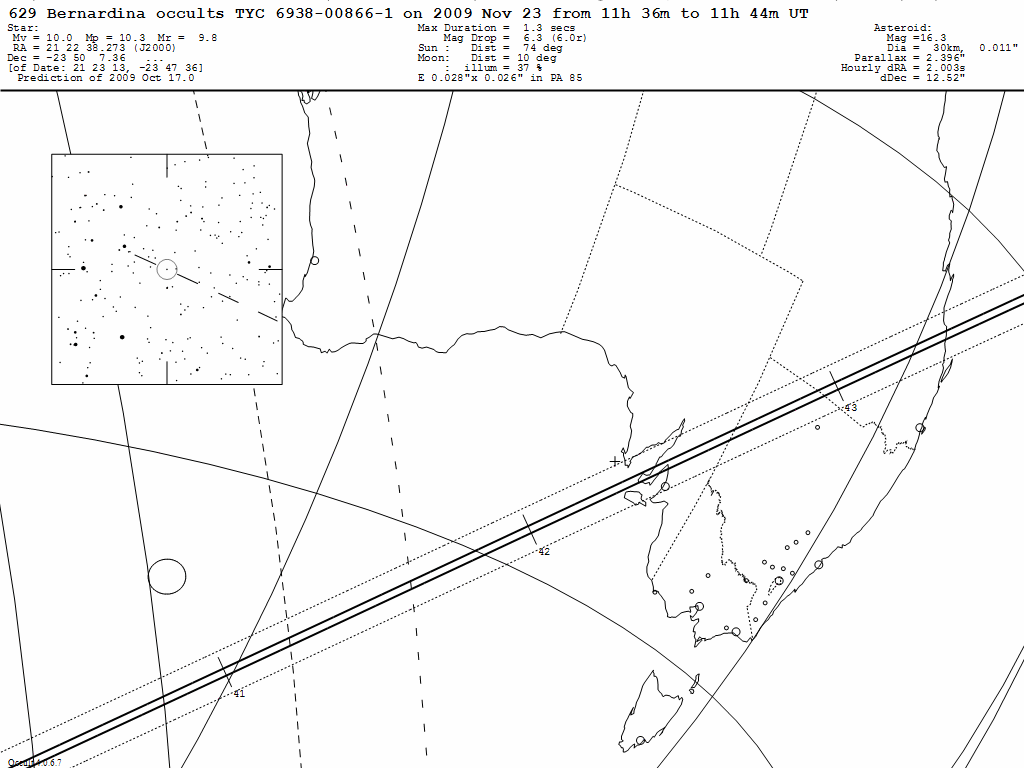 Bernardina Update Map