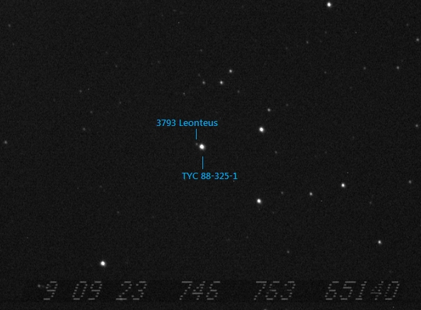 Leonteus occultation - 2010 November 27