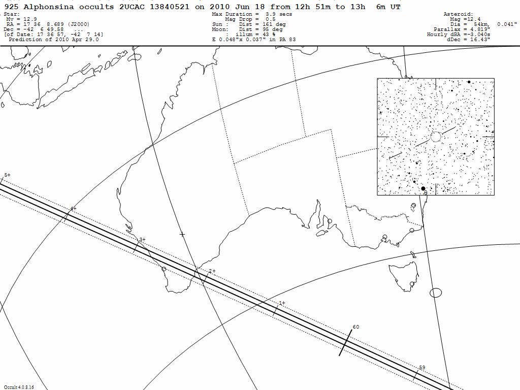Alphonsina Update Map