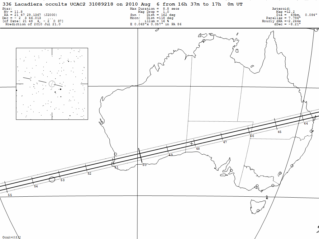 Lacadiera Update Map