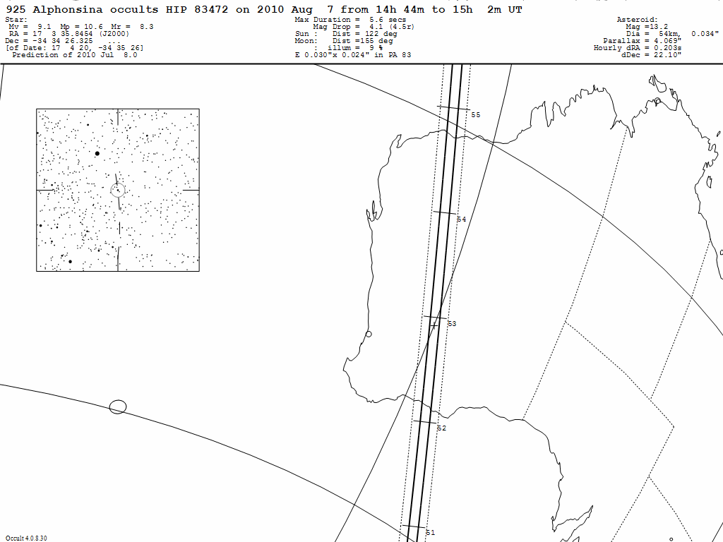 Alphonsina Update Map