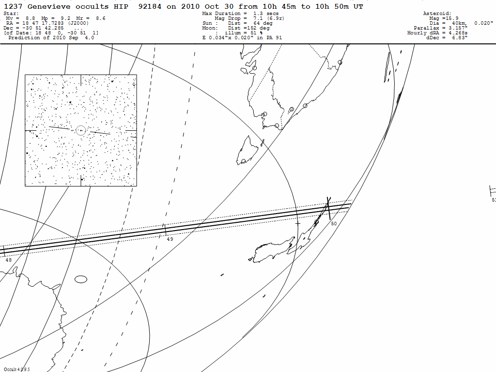 Genevieve Update Map
