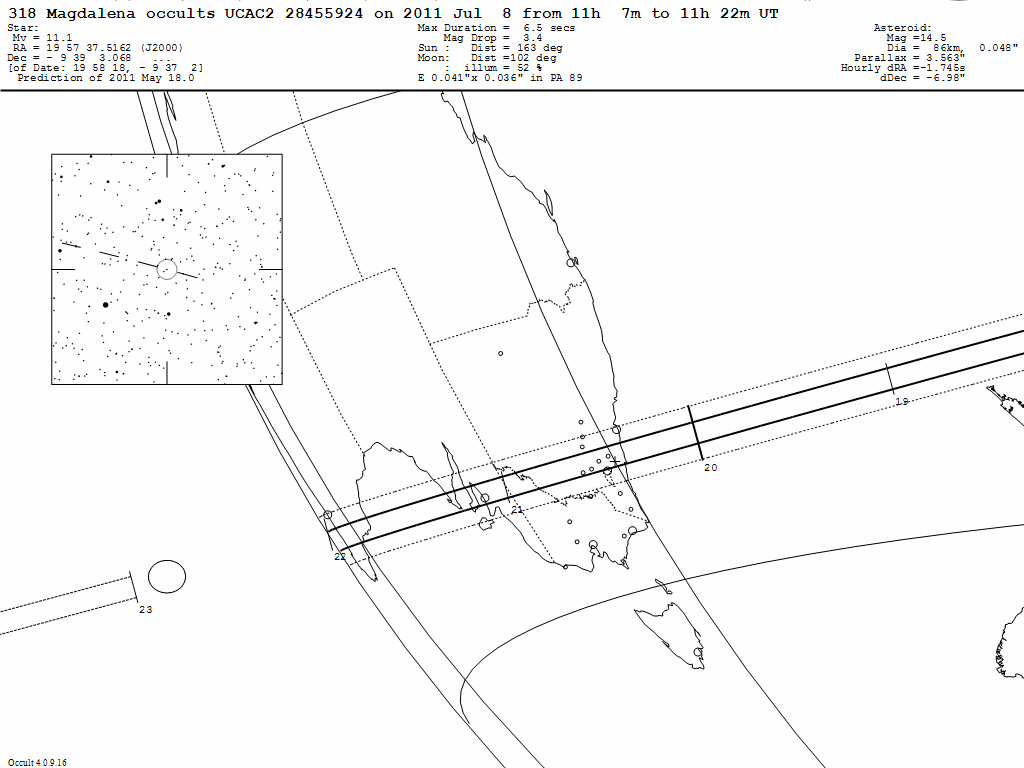 Magdalena Update Map
