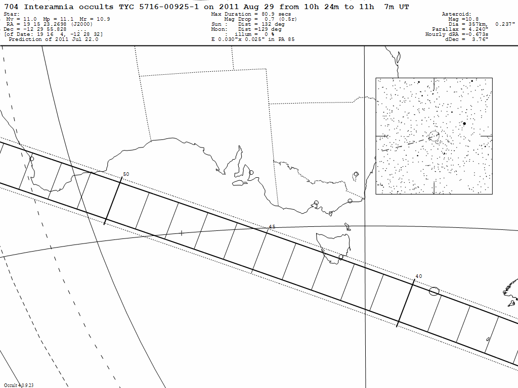 Interamnia Update Map