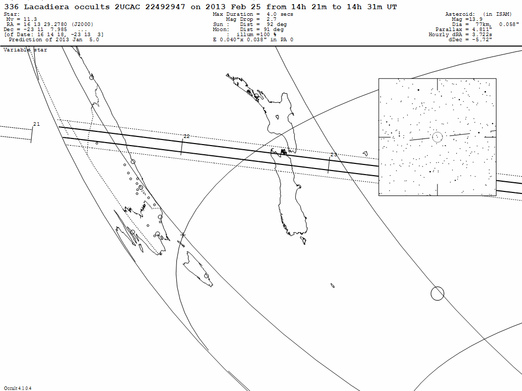 Lacadiera Update Map