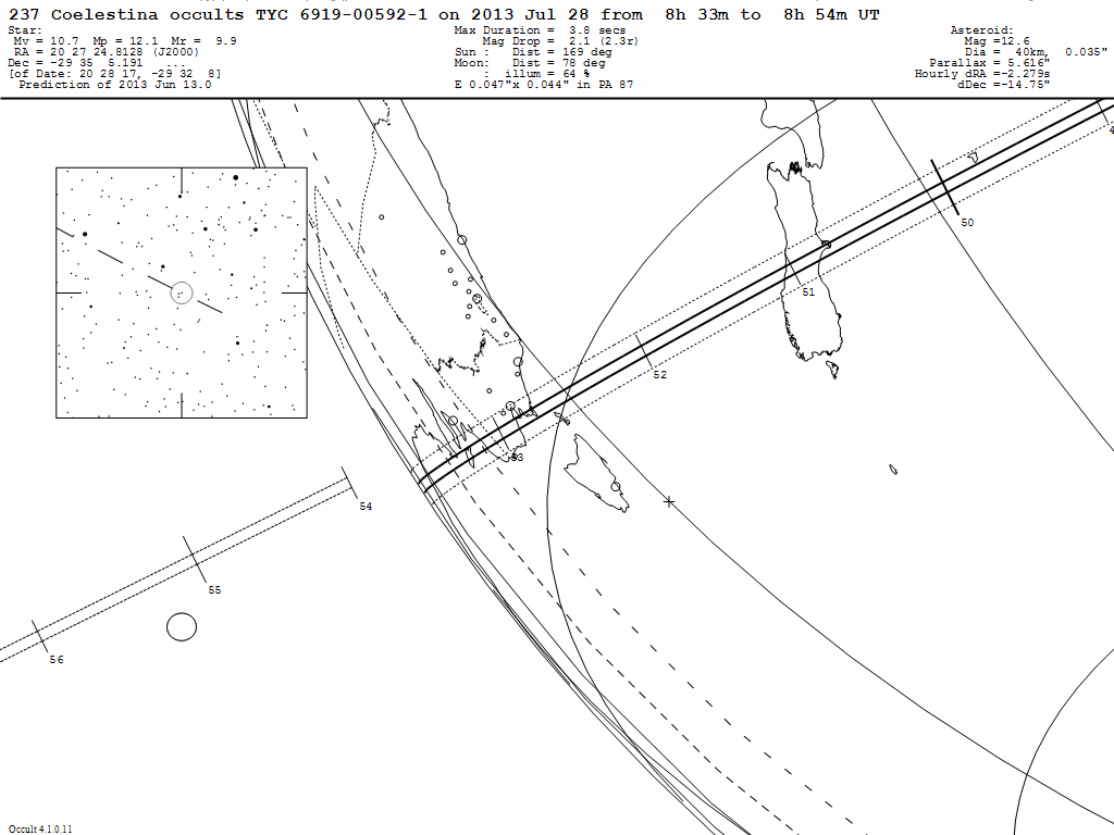 Coelestina Update Map