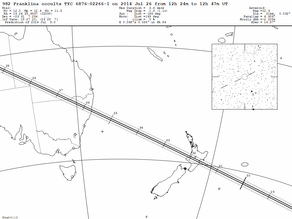 Franklina Update Map