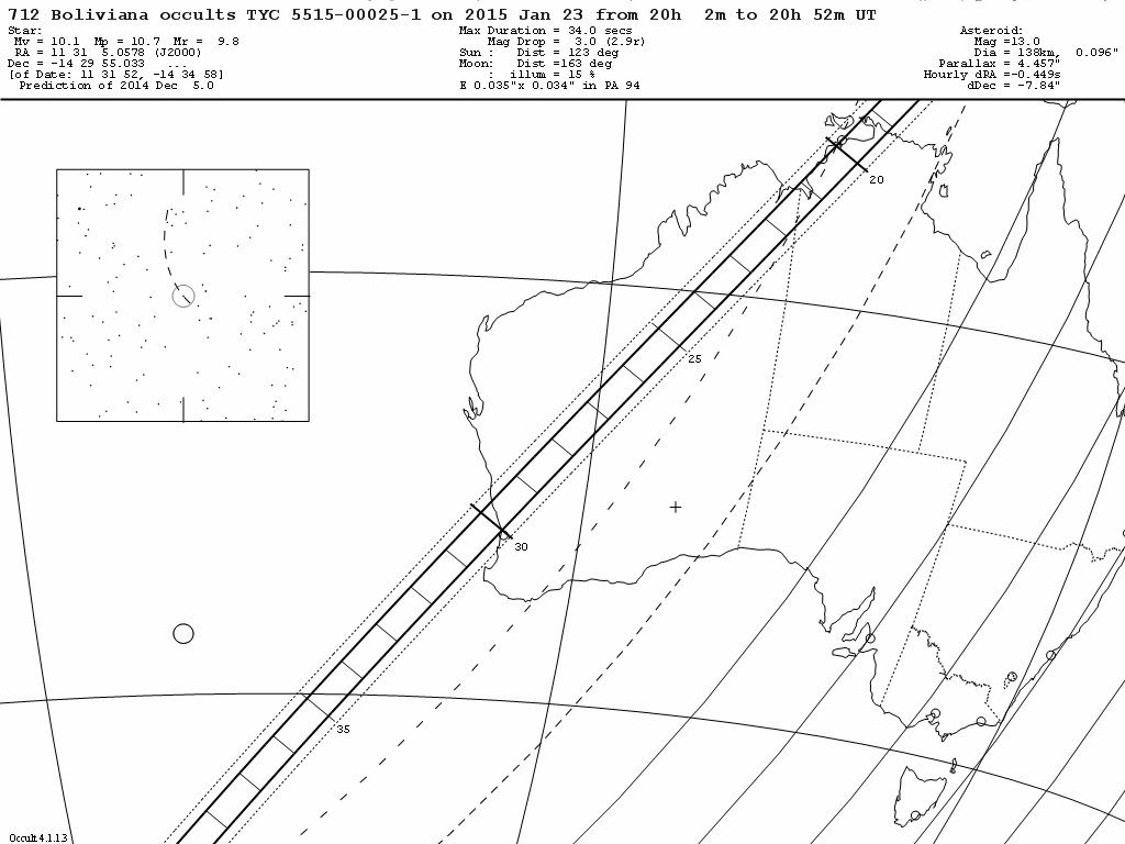 Boliviana Update Map