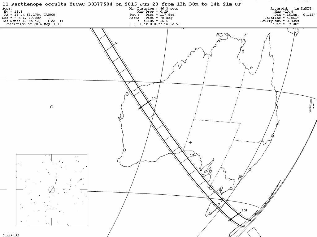 Parthenope Update Map