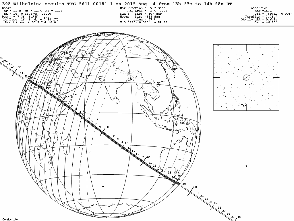 Wilhelmina Update Map