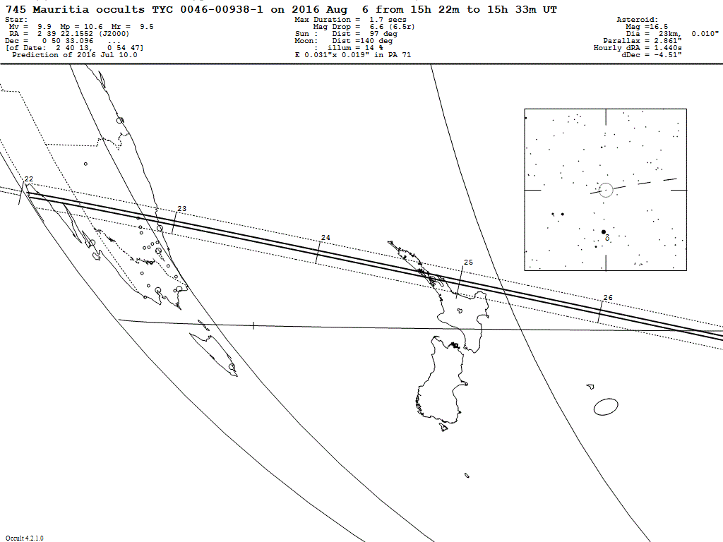 Mauritia Update Map