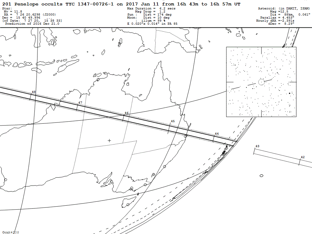 Penelope Update Map