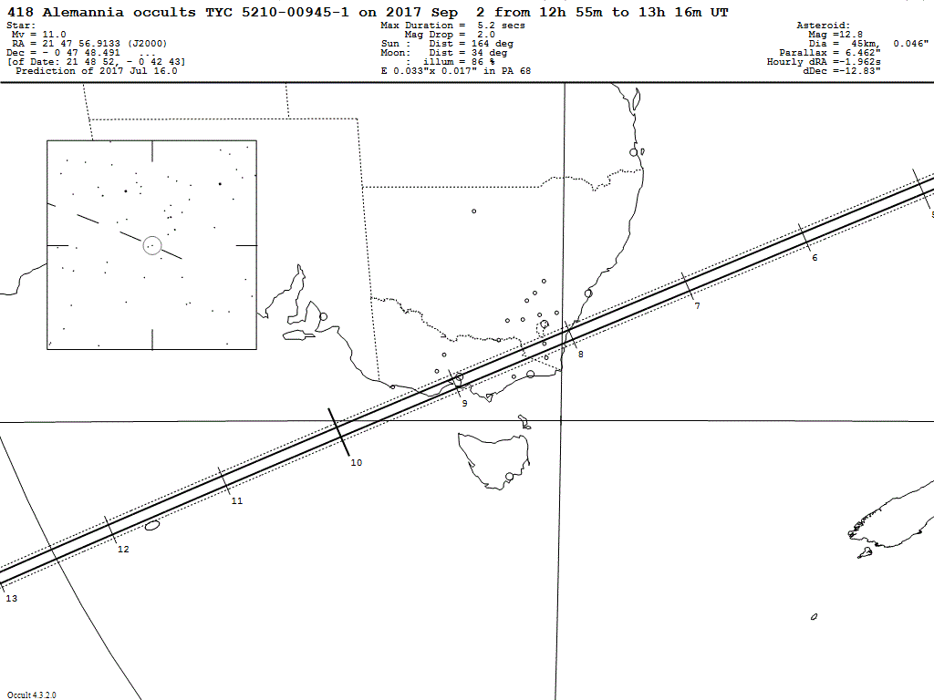 Alemannia Update Map