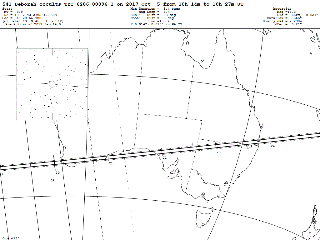 Deborah Update Map