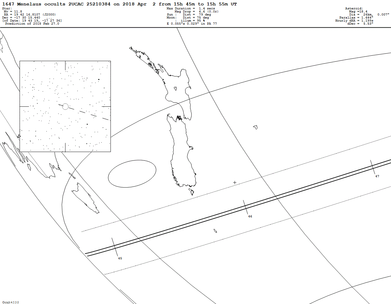 Menelaus Update Map