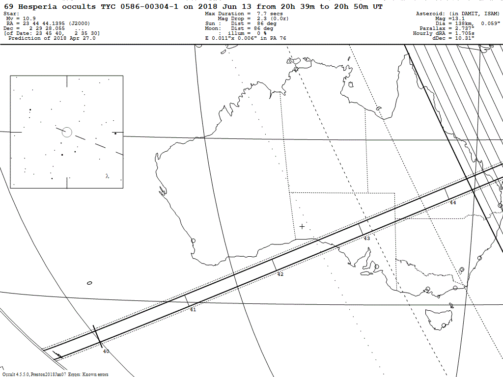 Hesperia Update Map