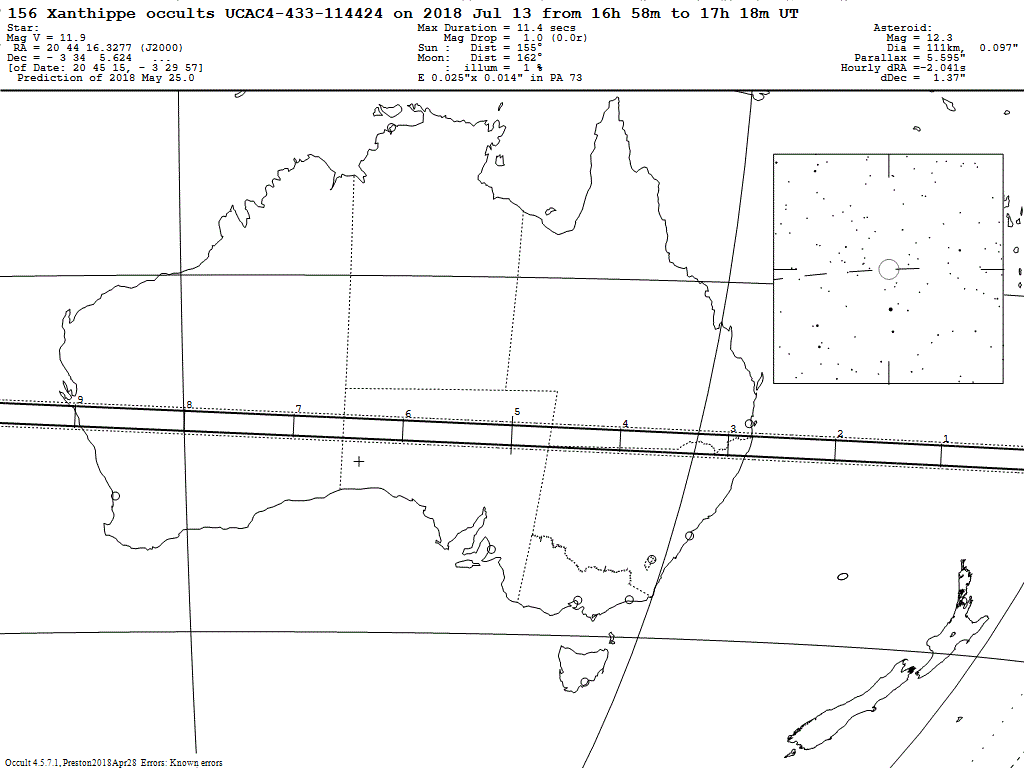 Xanthippe Update Map