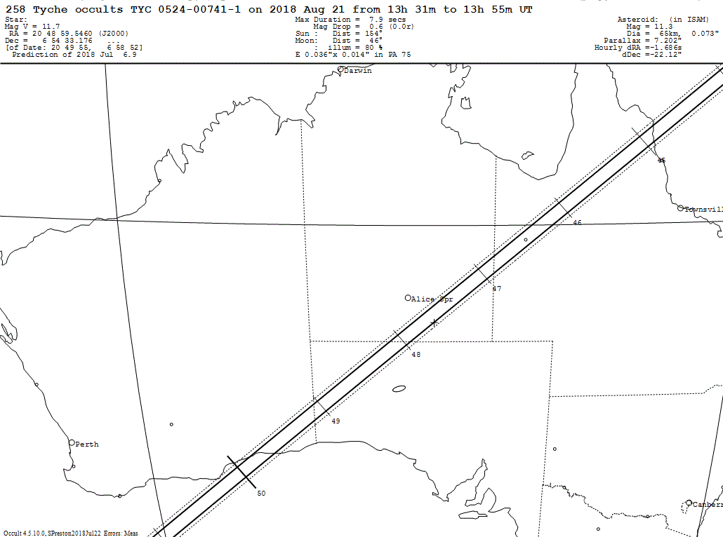 Tyche Update Map