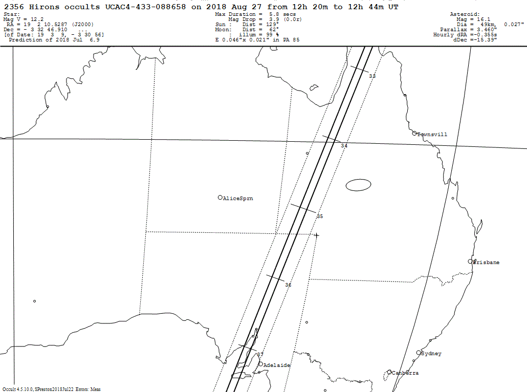 Hirons Update Map