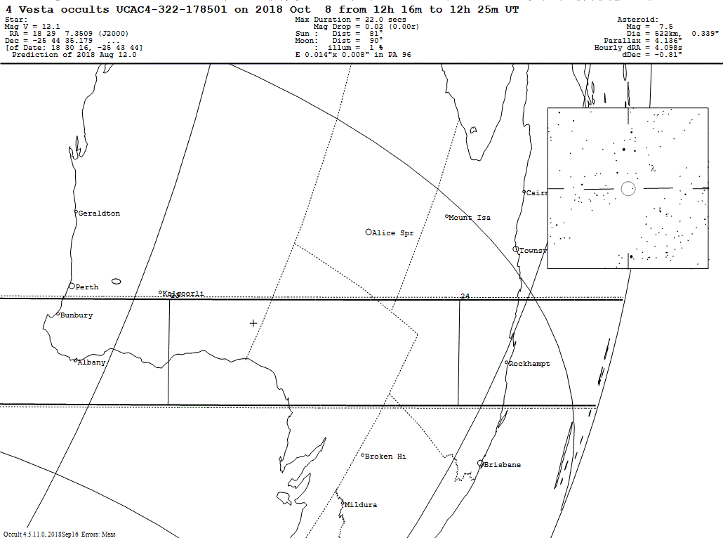 Vesta Update Map