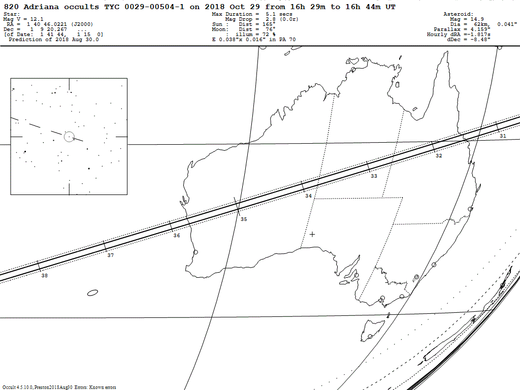 Adriana Update Map