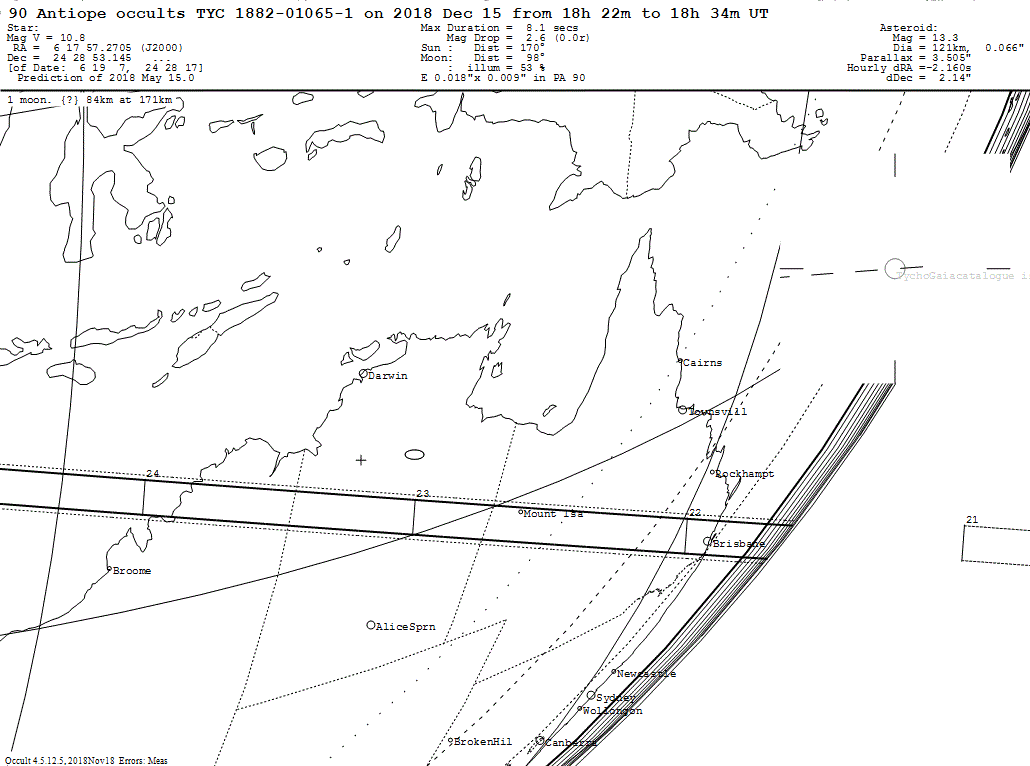 Antiope Update Map