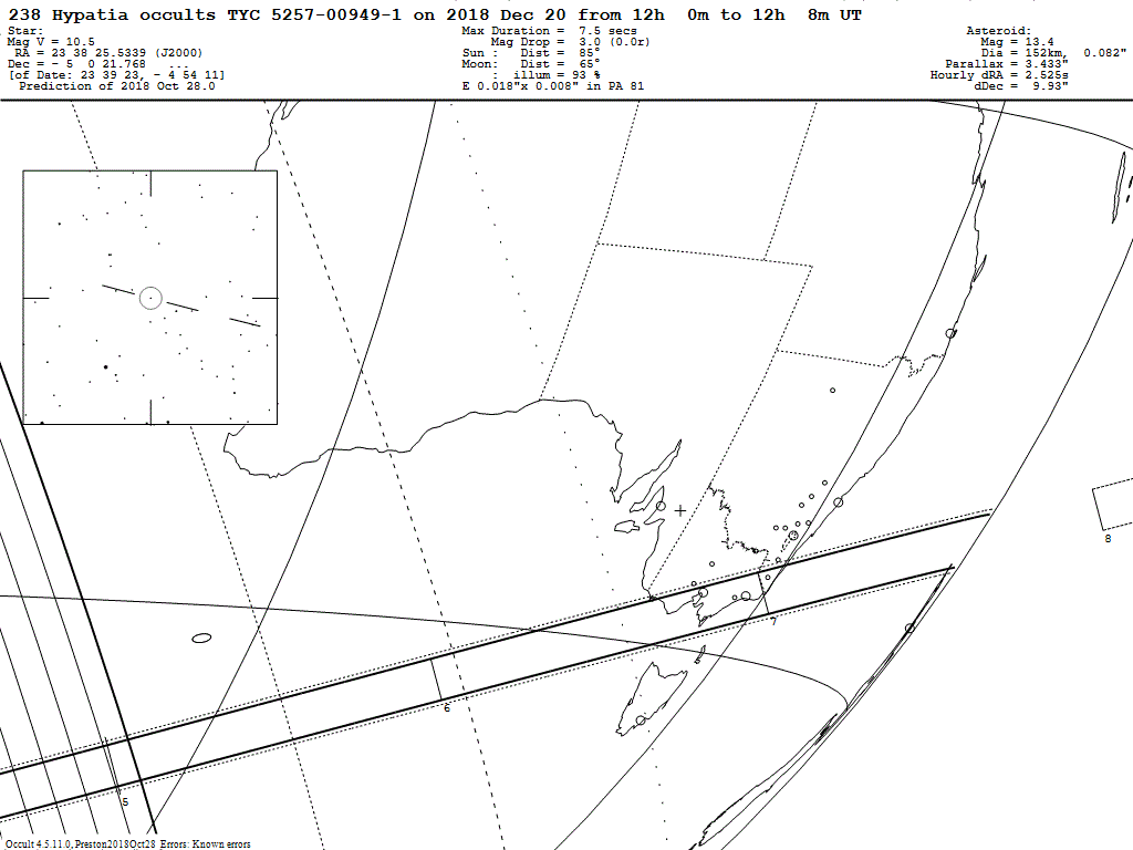 Hypatia Update Map