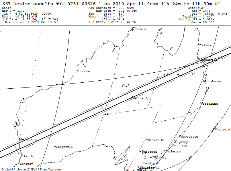 Denise Update Map