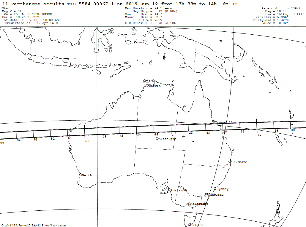 Parthenope Update Map