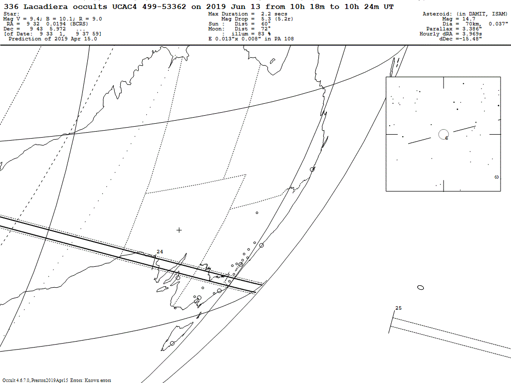 Lacadiera Update Map