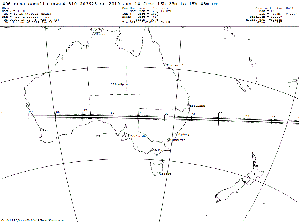 Erna Update Map