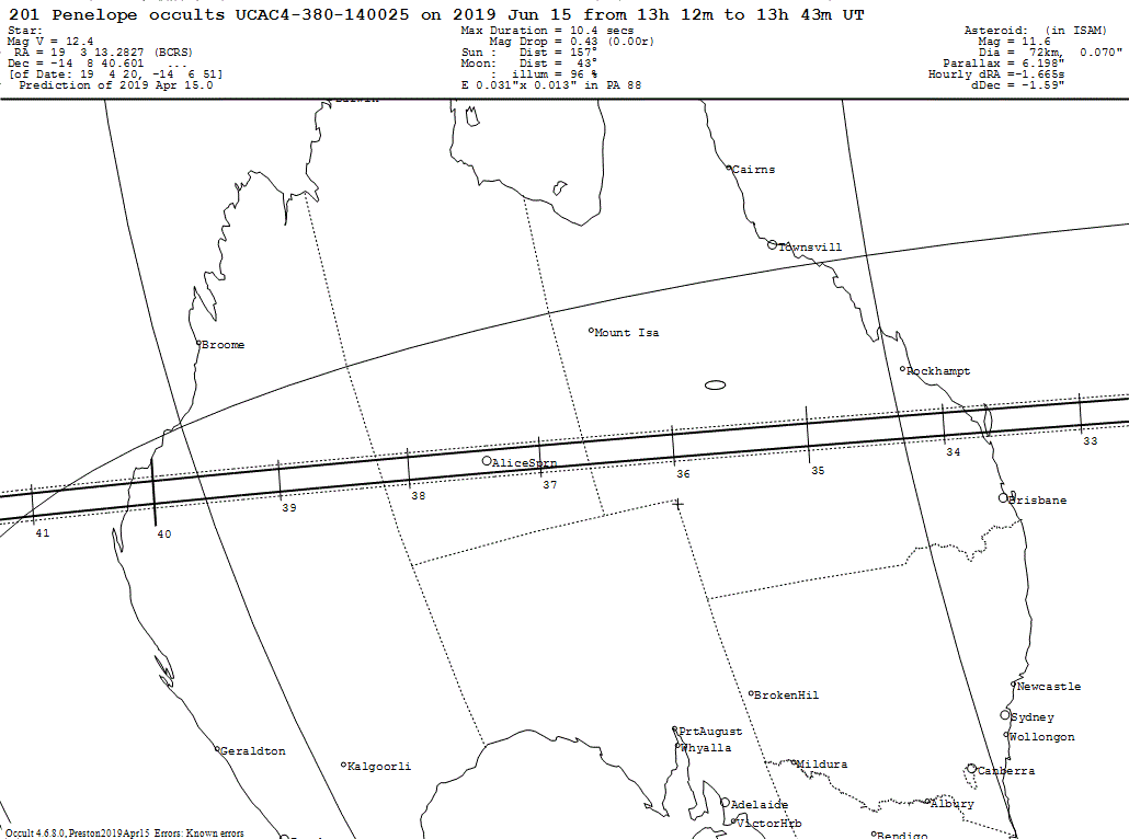 Penelope Update Map