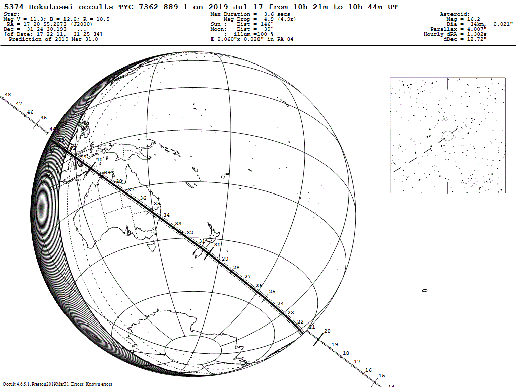 Hokutosei Update Map