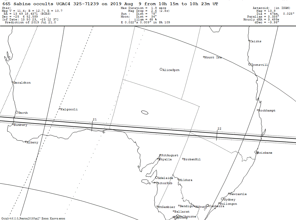 Sabine Update Map