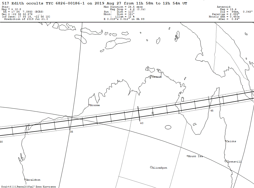 Edith Update Map