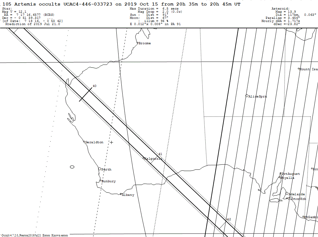 Artemis Update Map