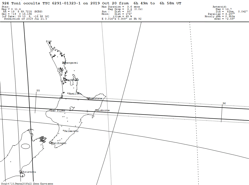 Toni Update Map