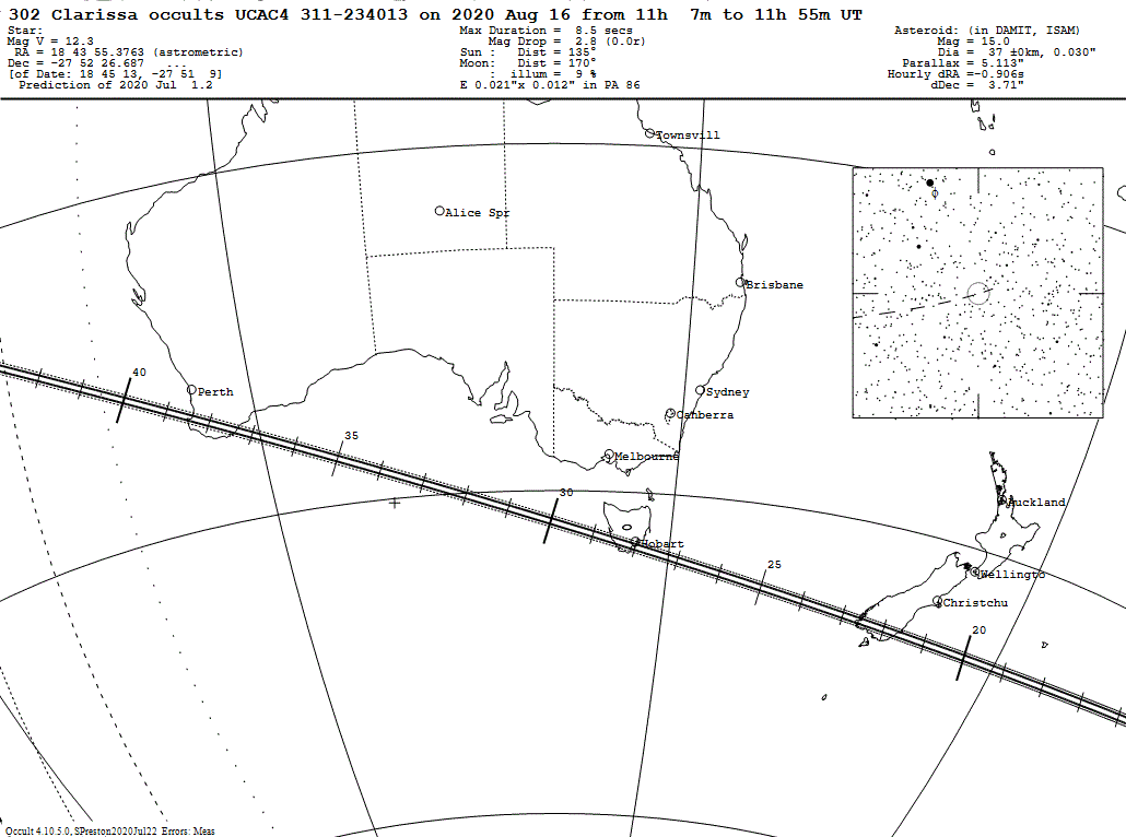 Clarissa Update Map