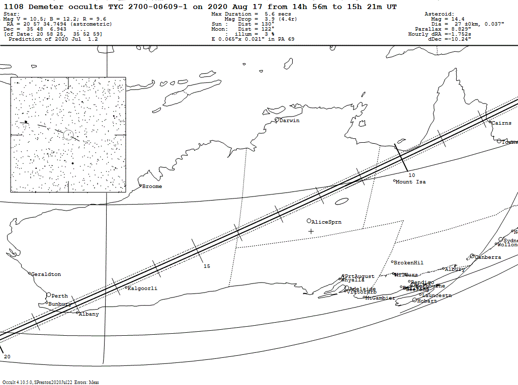 Demeter Update Map