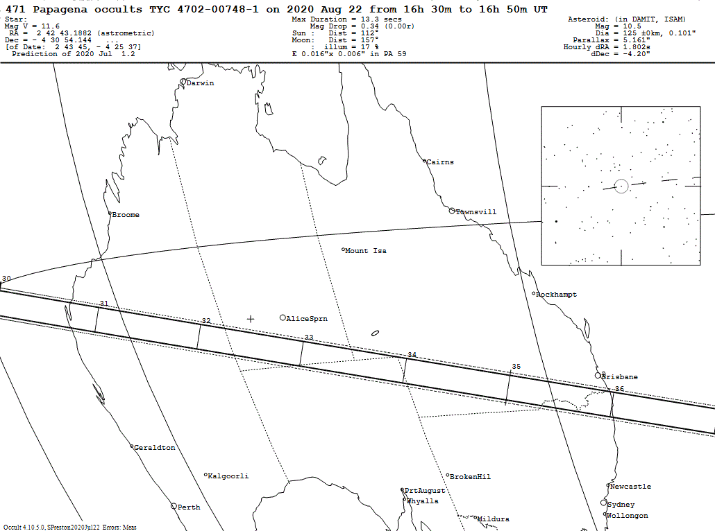 Papagena Update Map